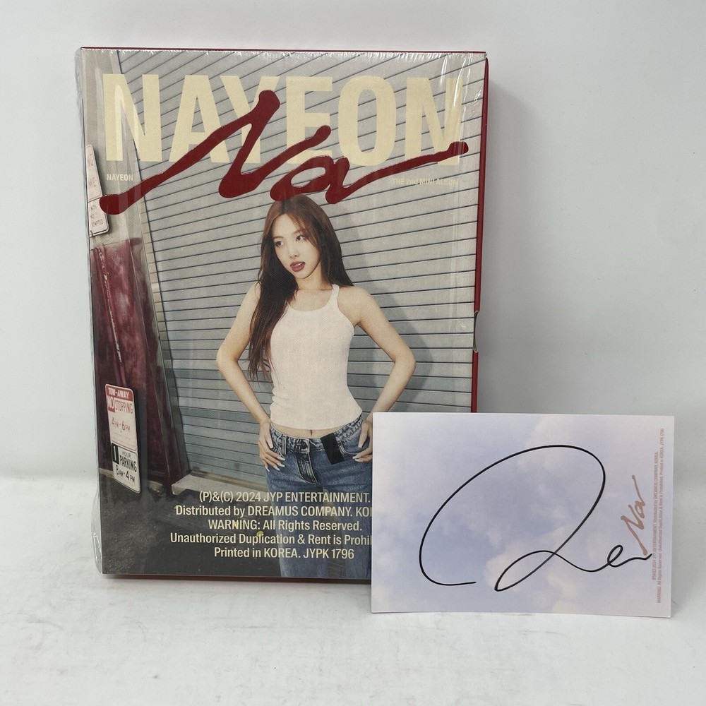 Twice Nayeon 2nd Mini Album 'Na' C Version (Red) - SIGNED Insert - SHIPS TODAY