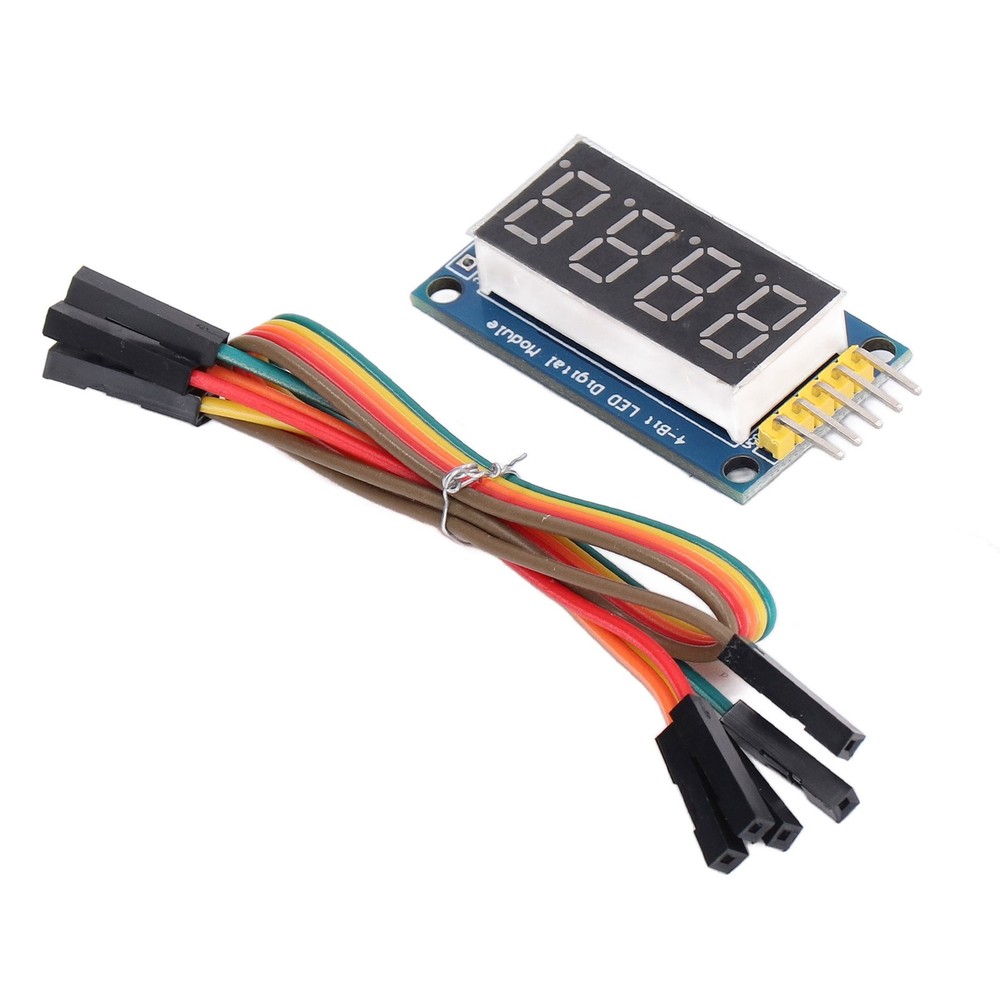 Adjustable 4 Digit LED Digital Tube Module For Electronic Experiments Premium