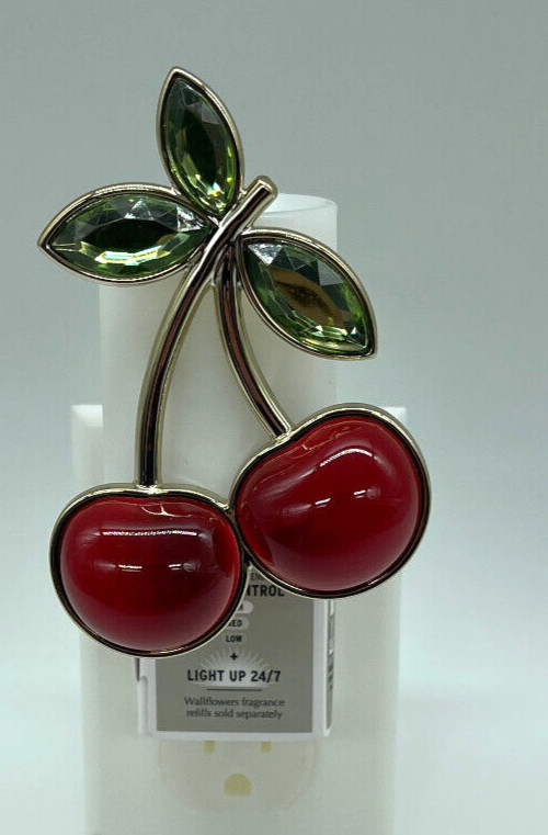 Bath & Body Works Wallflower Plug Nightlight RED CHERRY with Scent Control