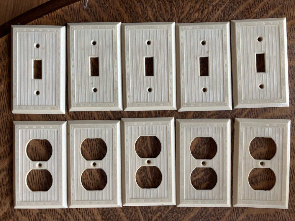 Vintage Bryant Light Switch Covers 1950