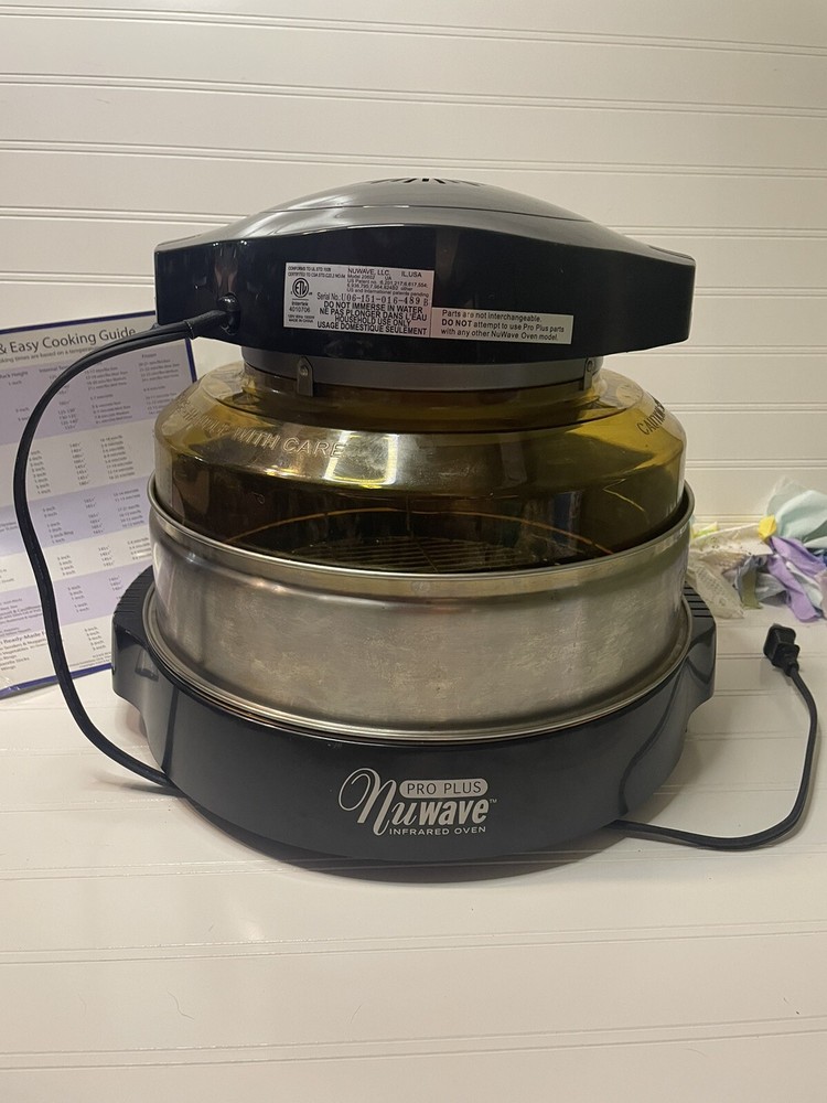 NuWave 20602 Pro Plus Infrared Oven with Stainless Steel Extender Ring