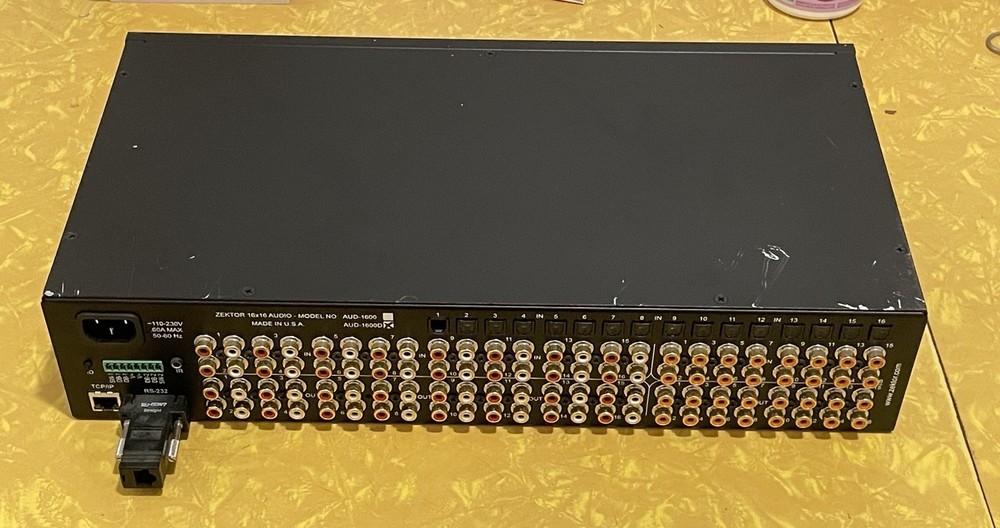 Zektor PROAUDIO16 DSP AUDIO MATRIX AUD-1600D