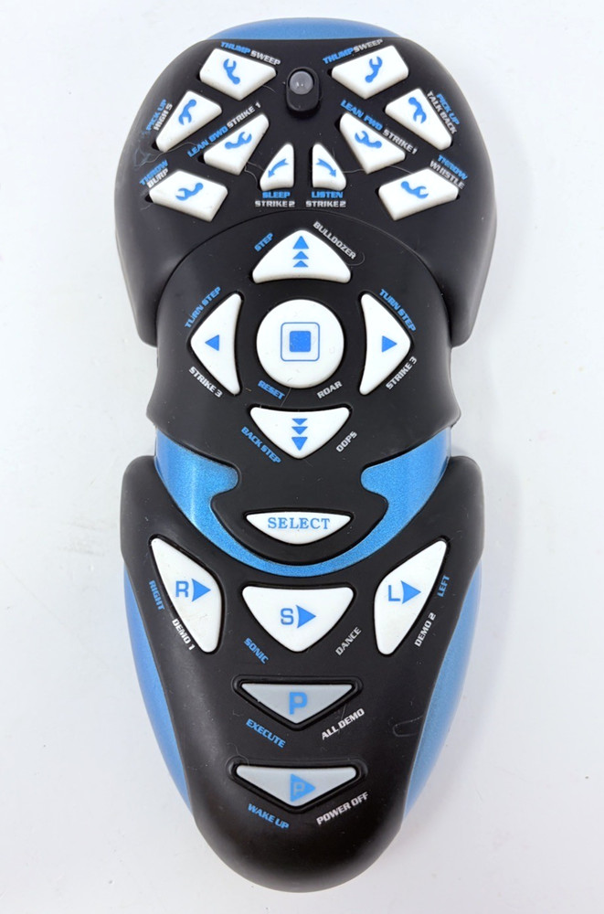 Clean Wowwee Robosapien Blue Black Remote Control 2004