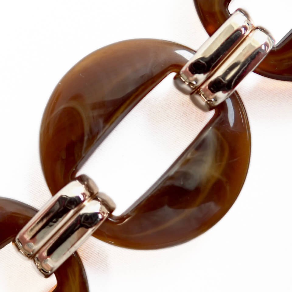 Acrylic Tortoiseshell Strap (Brown)