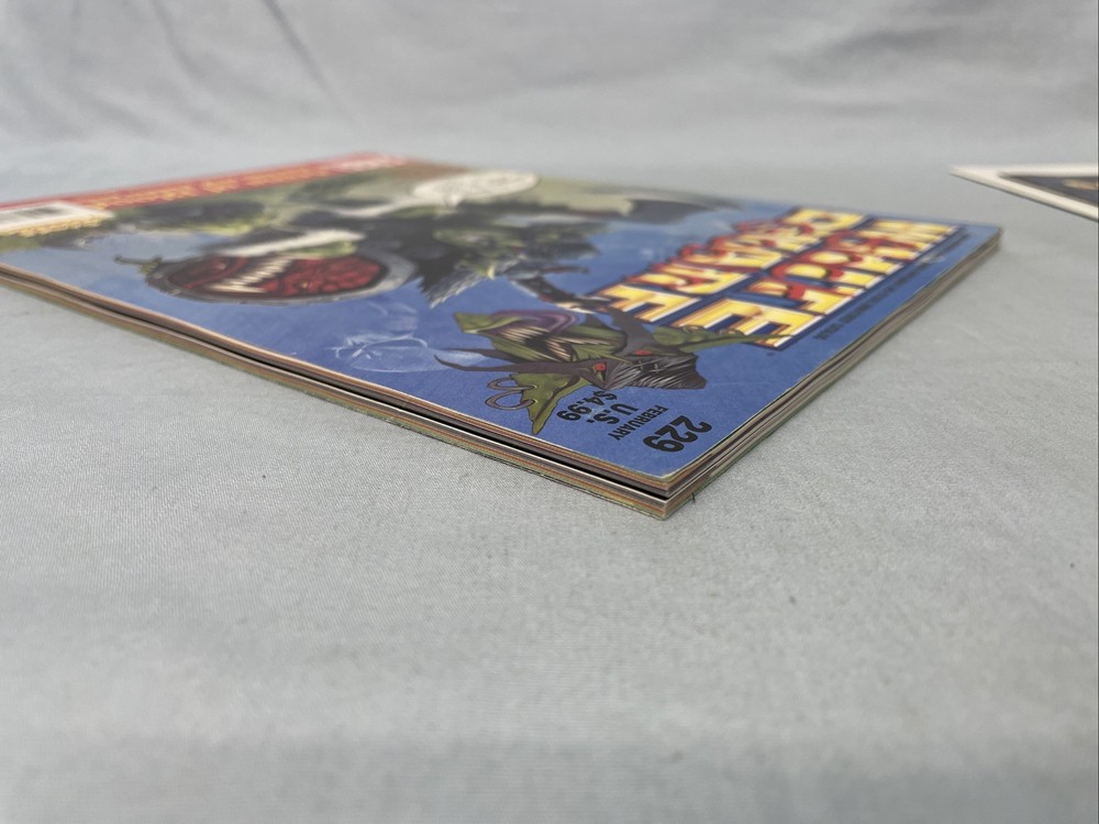Warhammer Games Workshop White Dwarf Magazine 229 With Map & Unpunched Pieces