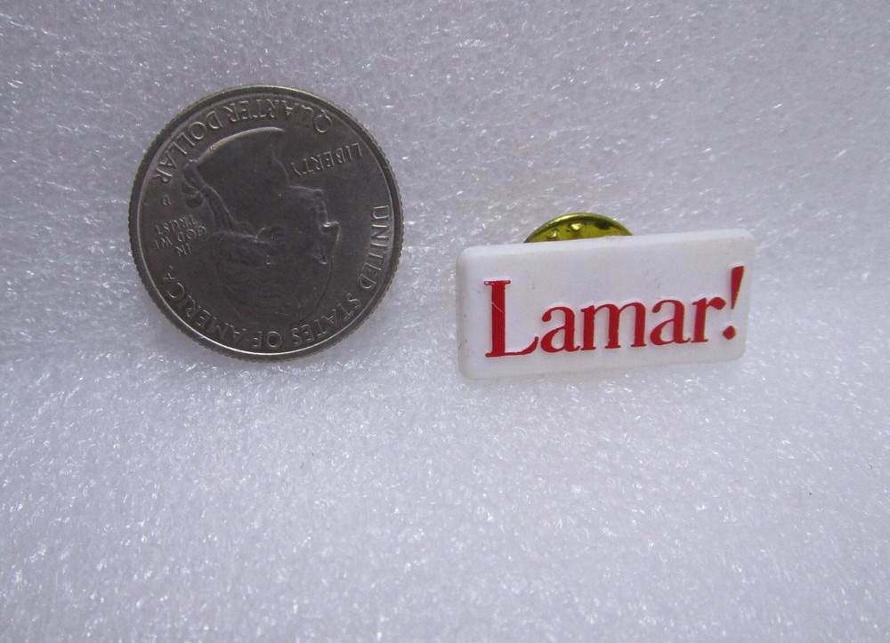 Lamar! Plastic Pin