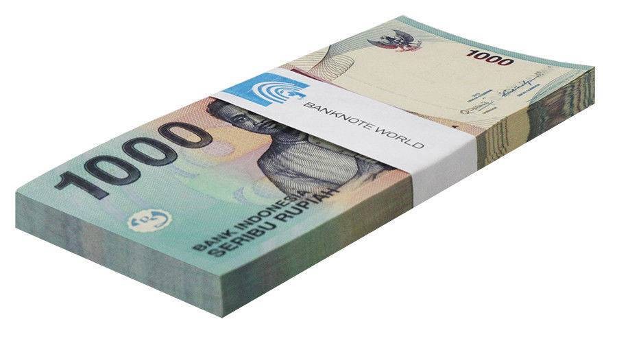 Indonesia 1000 Rupiah, 2013, P-141m, UNC X 100 PCS Bundle Pack