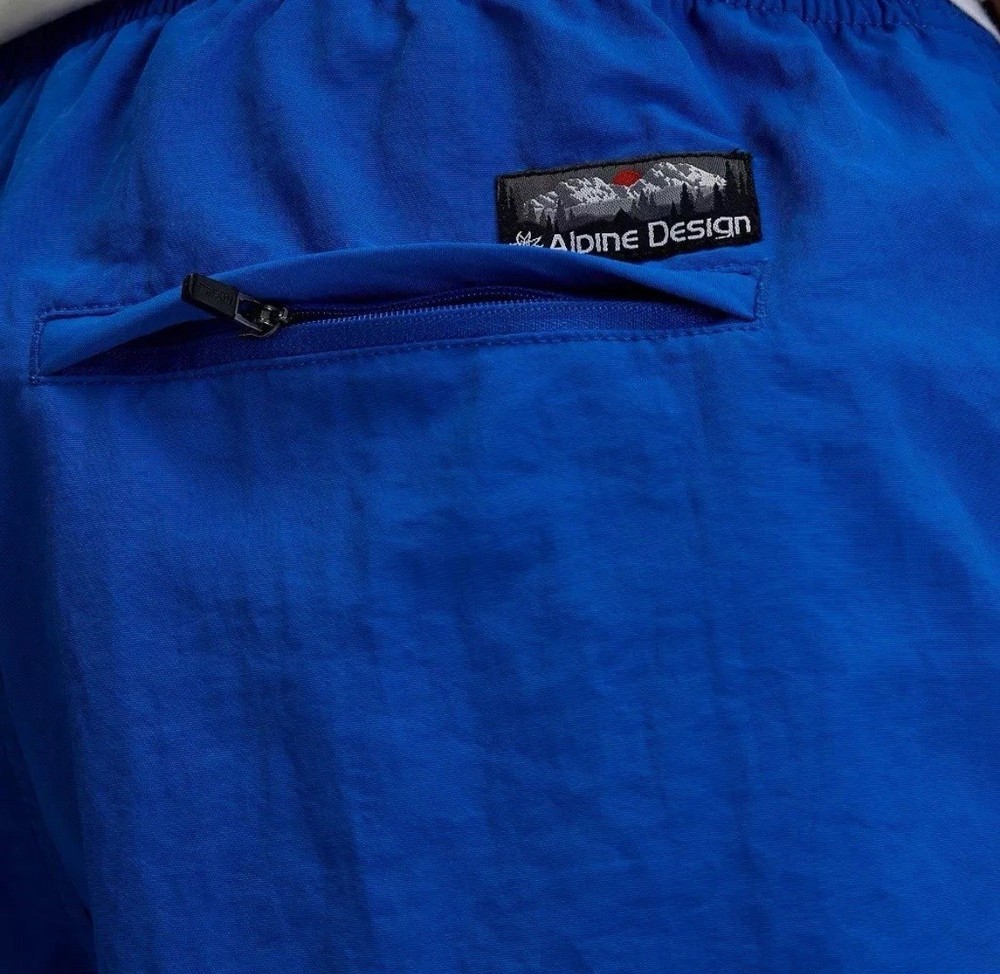 NWT Alpine Design Men's 5" Pull-On Short - Small- Blue Infusion