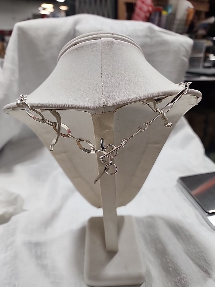 sterling silver abalone shell 24 necklace