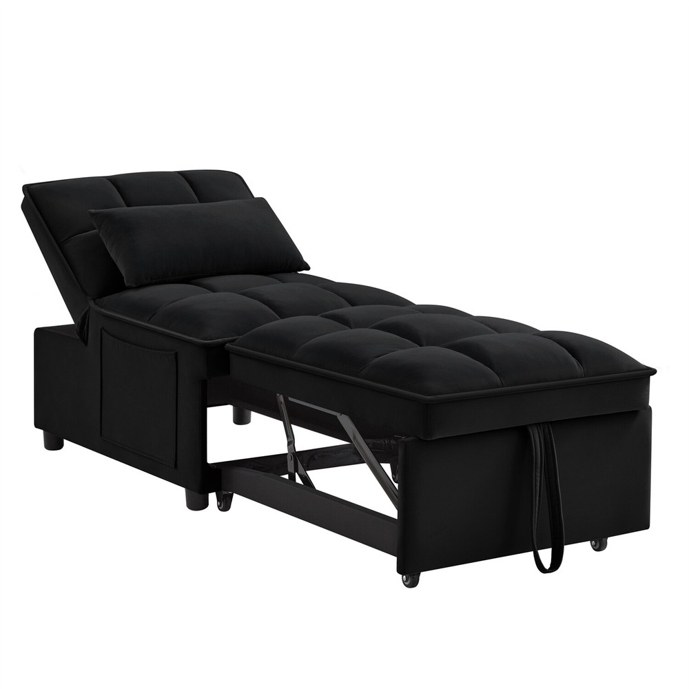 Convertible Sofa Bed 4in1 Multi-Functional Folding Recliner Sleeper Sofa Chair