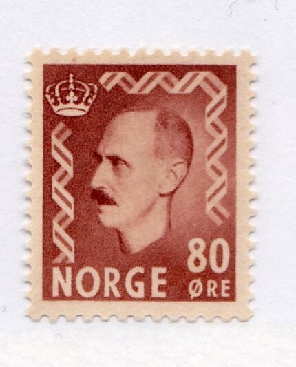 Norway stamp  #317, MH NG