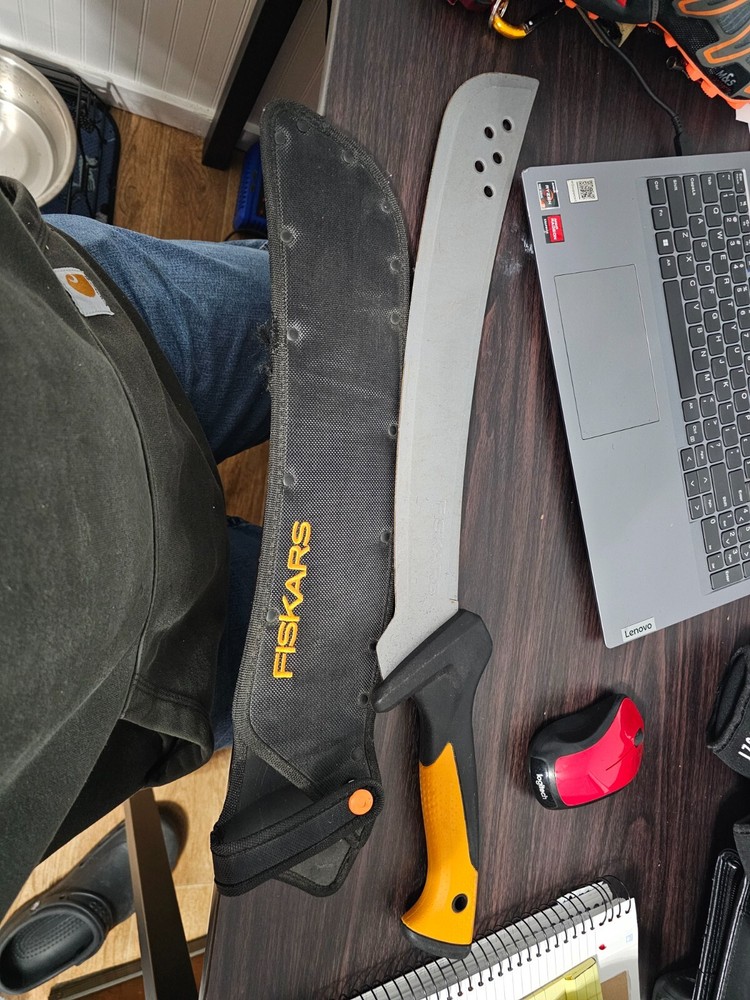 Fiskars Machete Clearing Tool With Sheath 15"