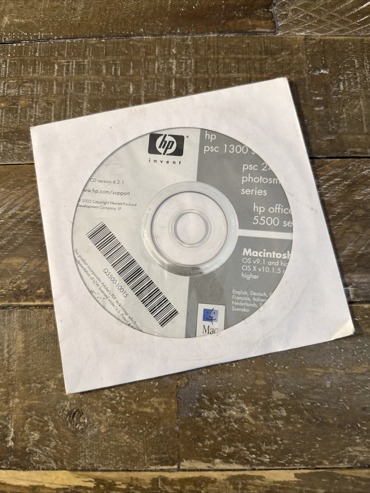 HP PSC 1300 Series Software PC Cd Rom