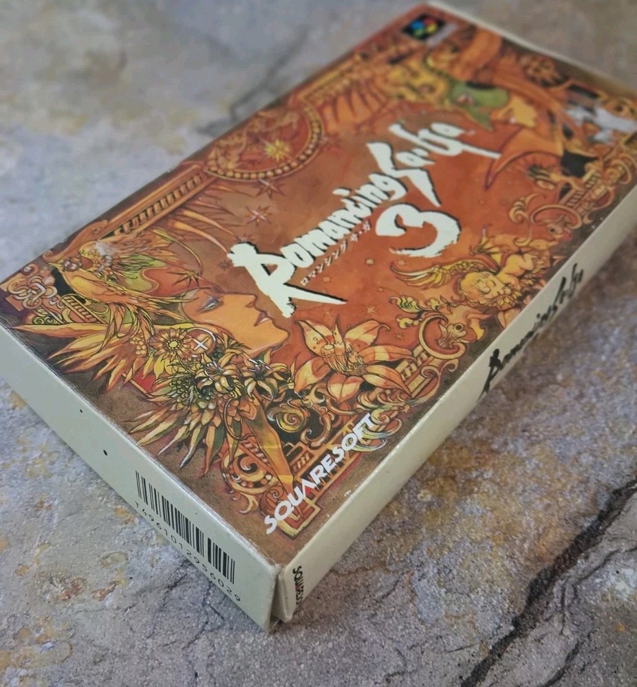 Romancing SaGa 3 Box + Inserts - Super Famicom **IMPORT, SEE DESC**