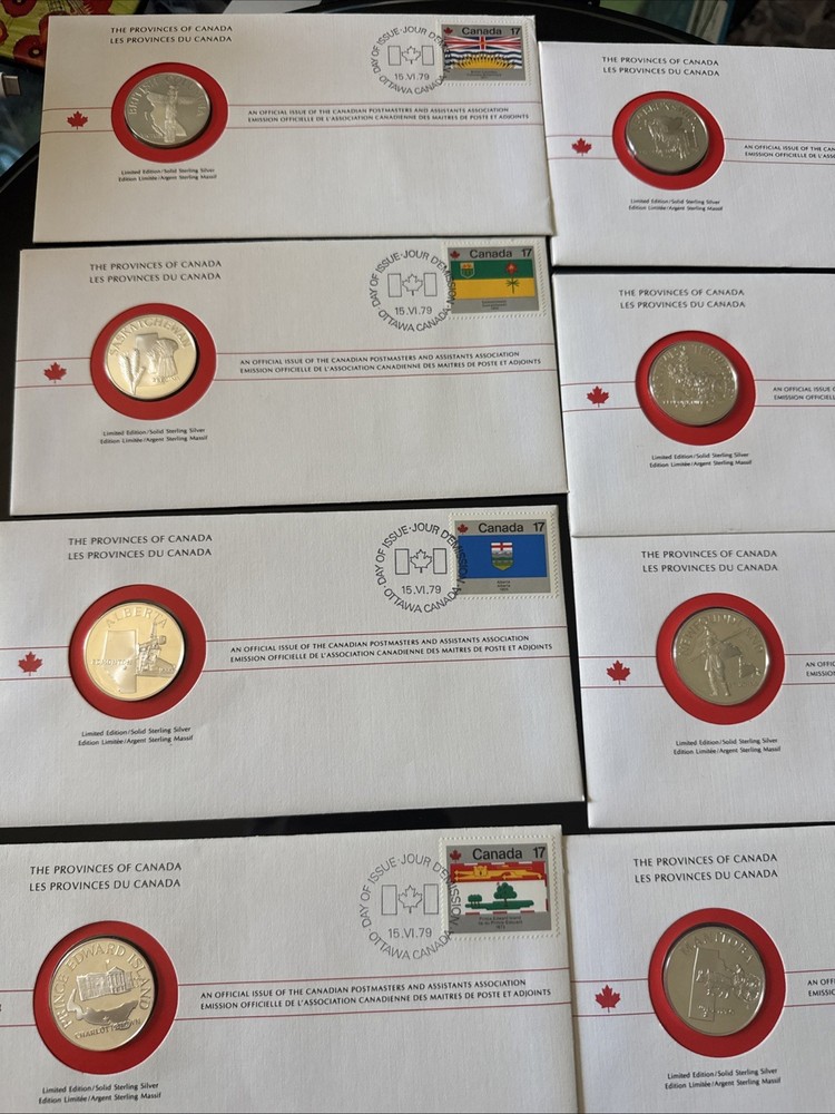Provincial Silver Postmasters Coin Set 1979