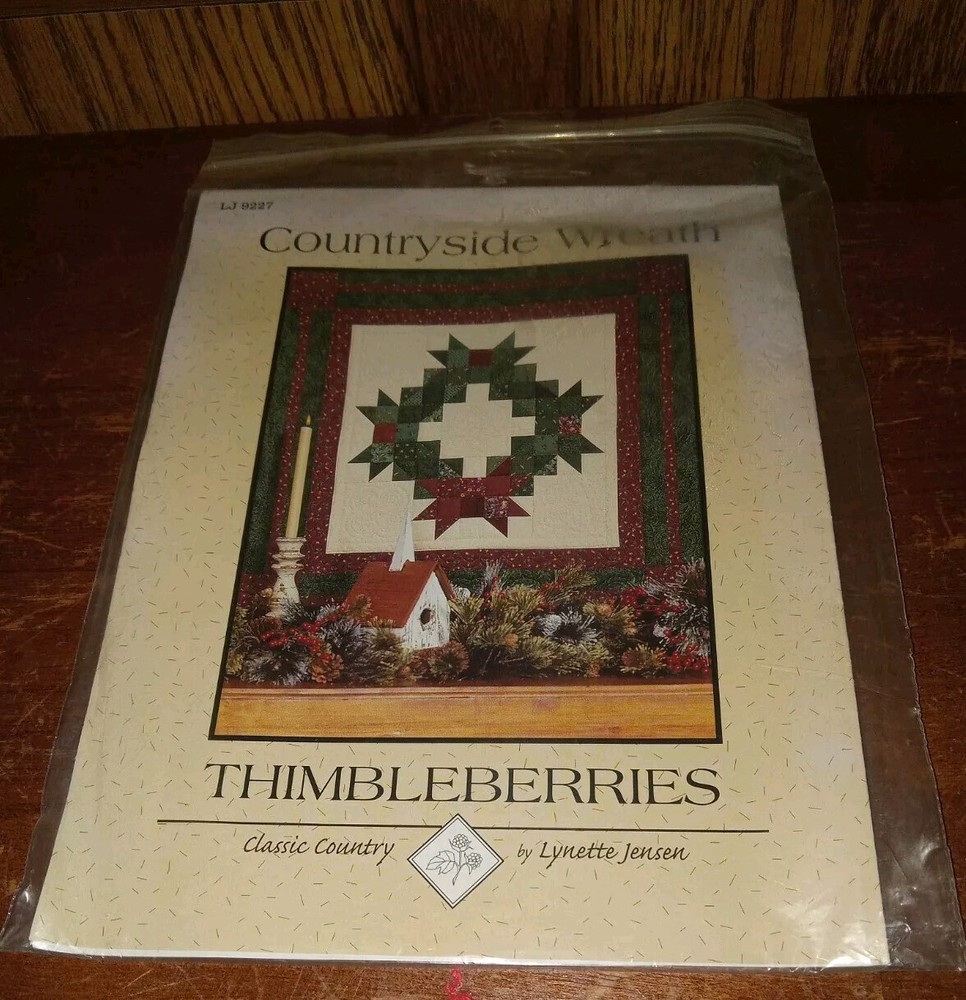 Thimbleberries Countryside Wreath Model LJ 9227 Lynette Jensen