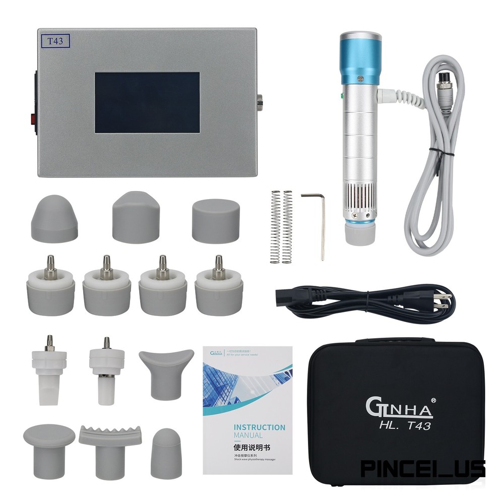 CTLNHA T43 Blue Electromagnetic Dot Matrix Shockwave Therapy Massager Machine