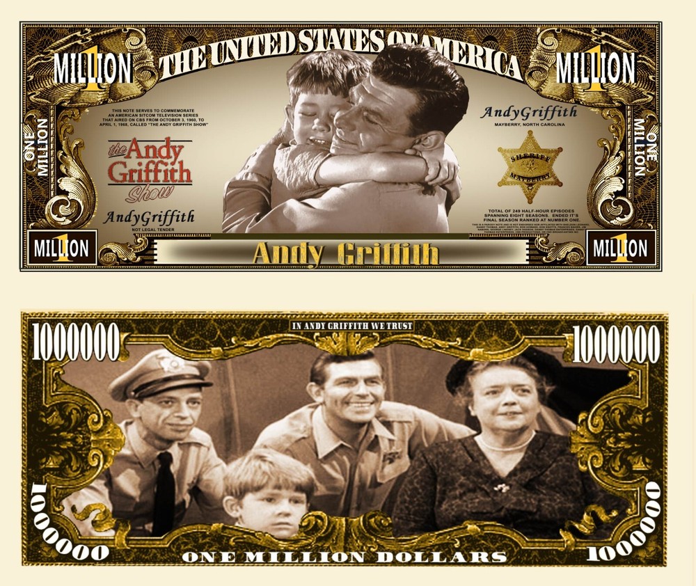 OUR ANDY GRIFFITH SHOW NOVELTY NOTE  (2 EA)