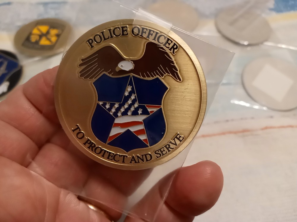 MILITARY MISC METAL EMBLEMS PEEL AND STICK