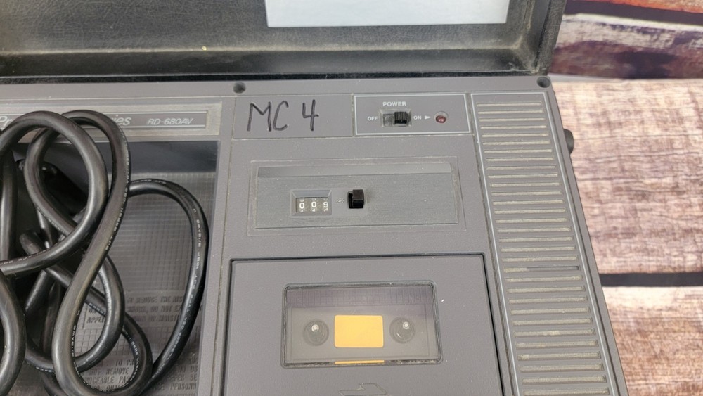 Sharp RD-680AV Professional Cassette Recorder PA System Tested And Working