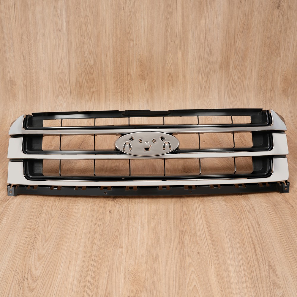 For Ford Expedition 2015 2016 2017 Chrome Front Bumper Upper Grill ABS Grille