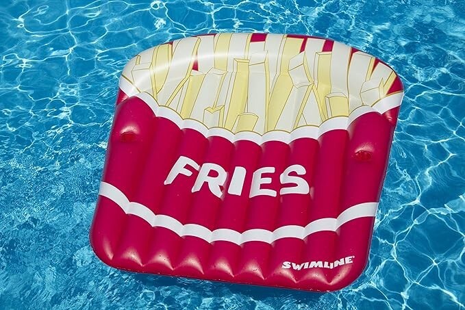 French Fries Inflatable Swimming Pool Float