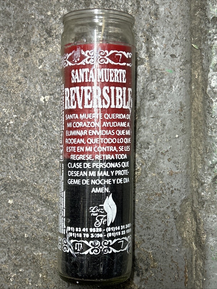 Santa Muerte Reversible Candle