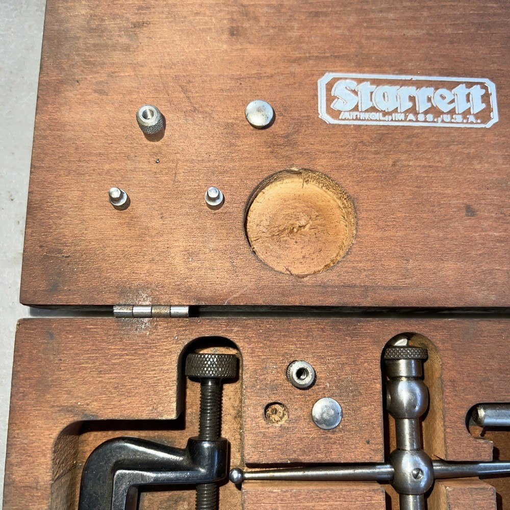 Starrett #196 Plunger Back Indicator Set