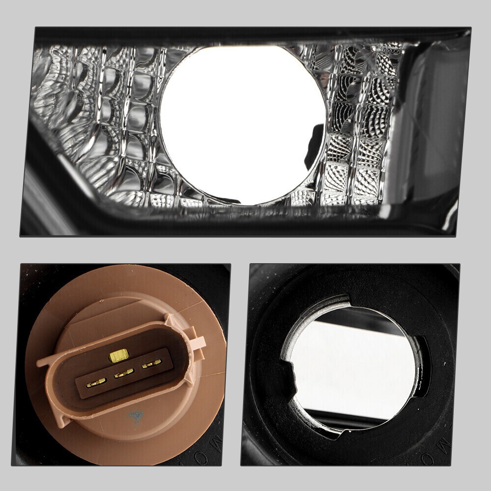 For 2013-2019 Ford Taurus HID Headlight Projector Black Passenger Right Side