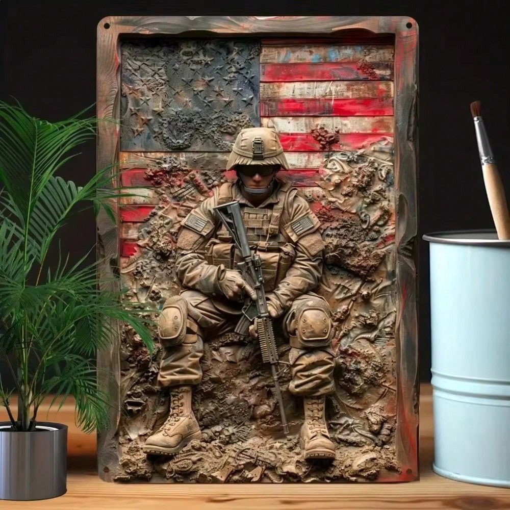 Vintage Metal Wall Art