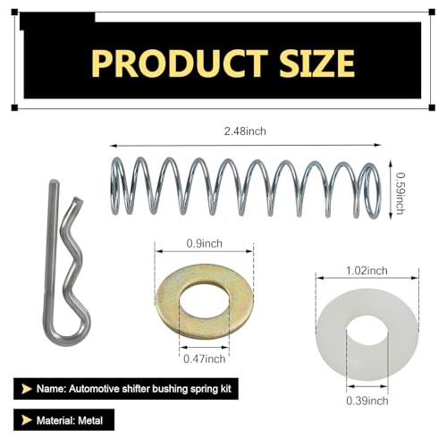 Transmission Shift Lever Linkage Bushing Spring Kit, Steering Column Cross
