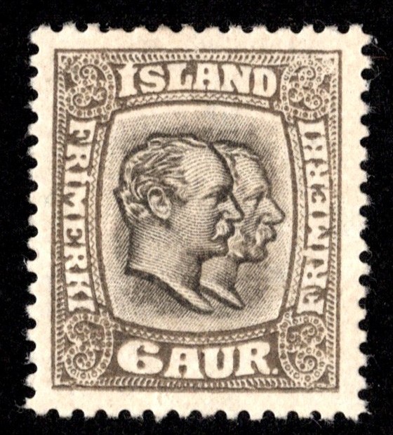 Iceland Scott 103 Unused hinged.