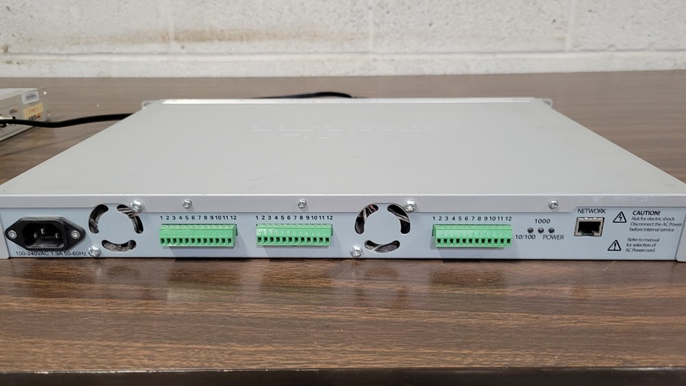 Axis 291 1U Server Rack High-Density Video Encoder Rack w/3 243Q 4 Ch blades