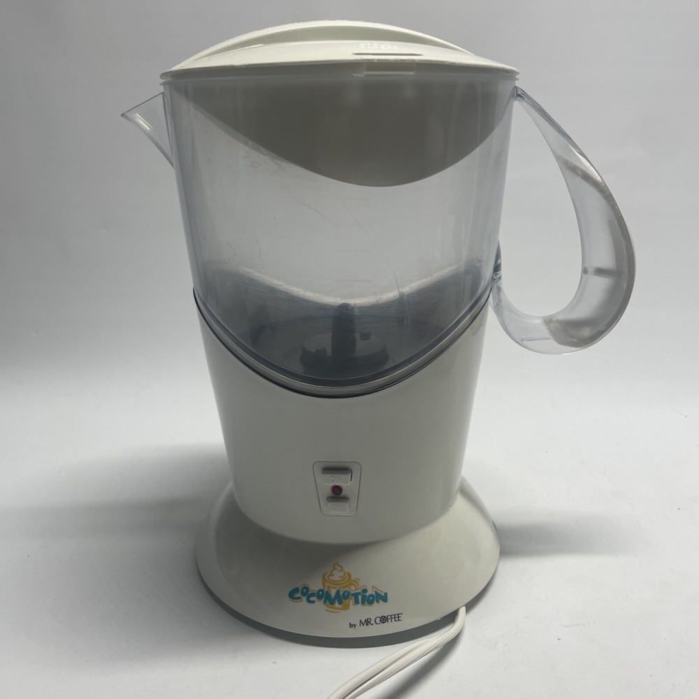 Mr. Coffee Cocomotion 4 Cup Automatic Hot Chocolate Cocoa Maker - White Works
