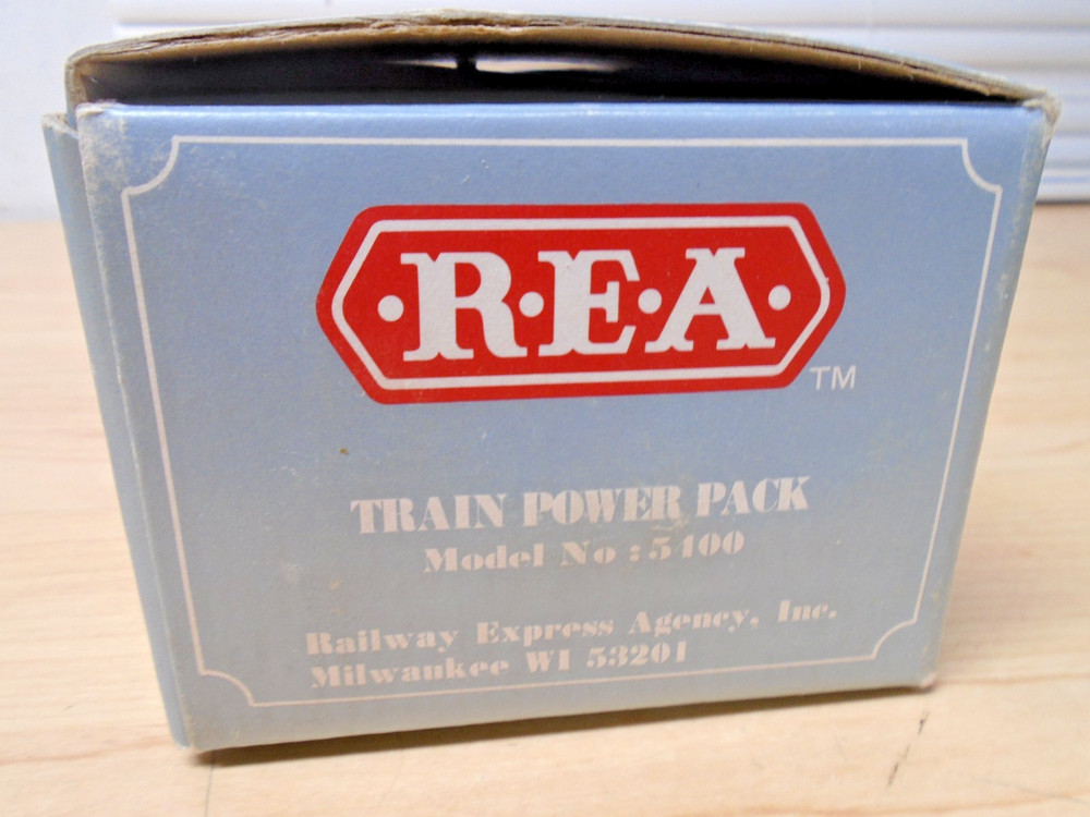REA G Ga TRAIN DC Power Pack Model-5400 20VA Tested Good+Leads+Original box