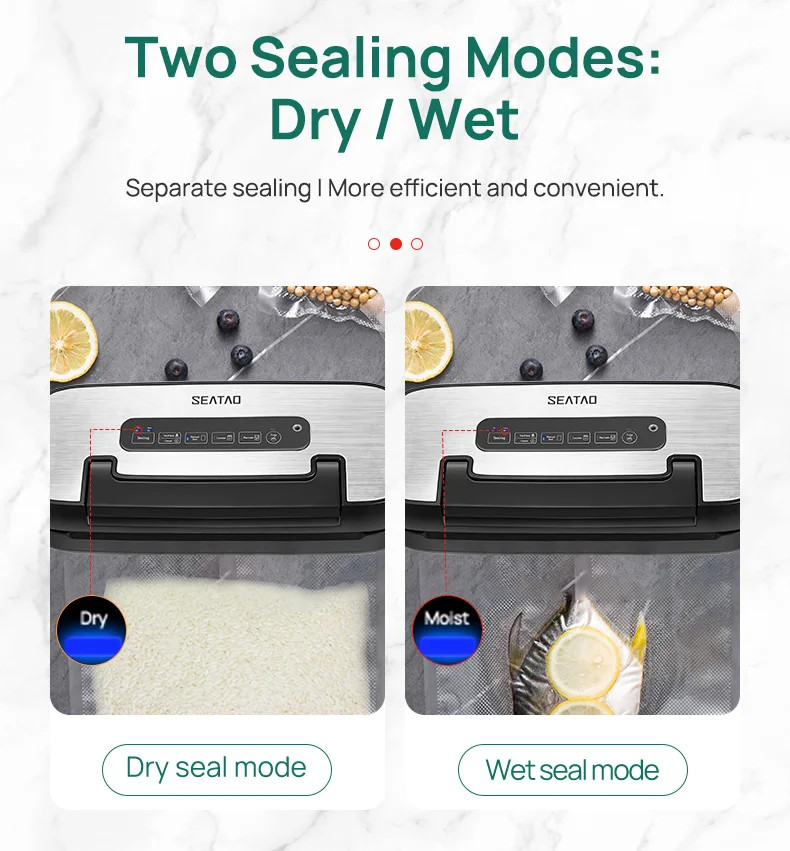 Vacuum Packing Machine Automatic Built-in Storage & Cutting Vacuums Sealer New