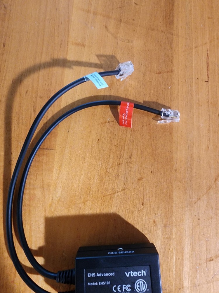 Vtech Wireless Headset Adapter EHS101 Shortel Avaya Cisco Fanvil NEW WITHOUT BOX