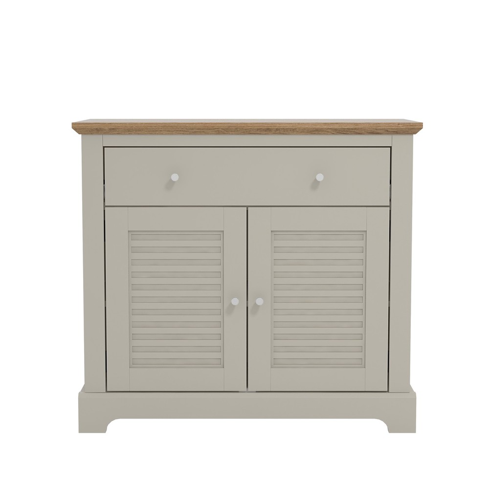 HOMCOM 2-Door & Drawer Sideboard - Modern Adjustable Shelf Cabinet