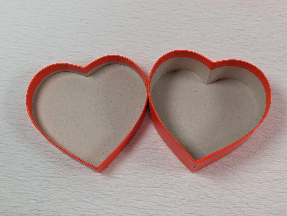 Spritz Red and Brown Medium Heart Shaped Gift Box Valentine Decor - 24 Pack