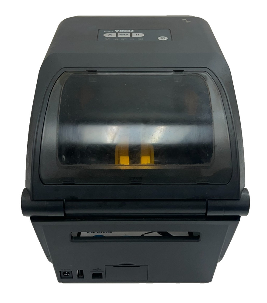 ZEBRA ZD421 PRINTER W/POWER SUPPLY PRINT WIDTH 4"