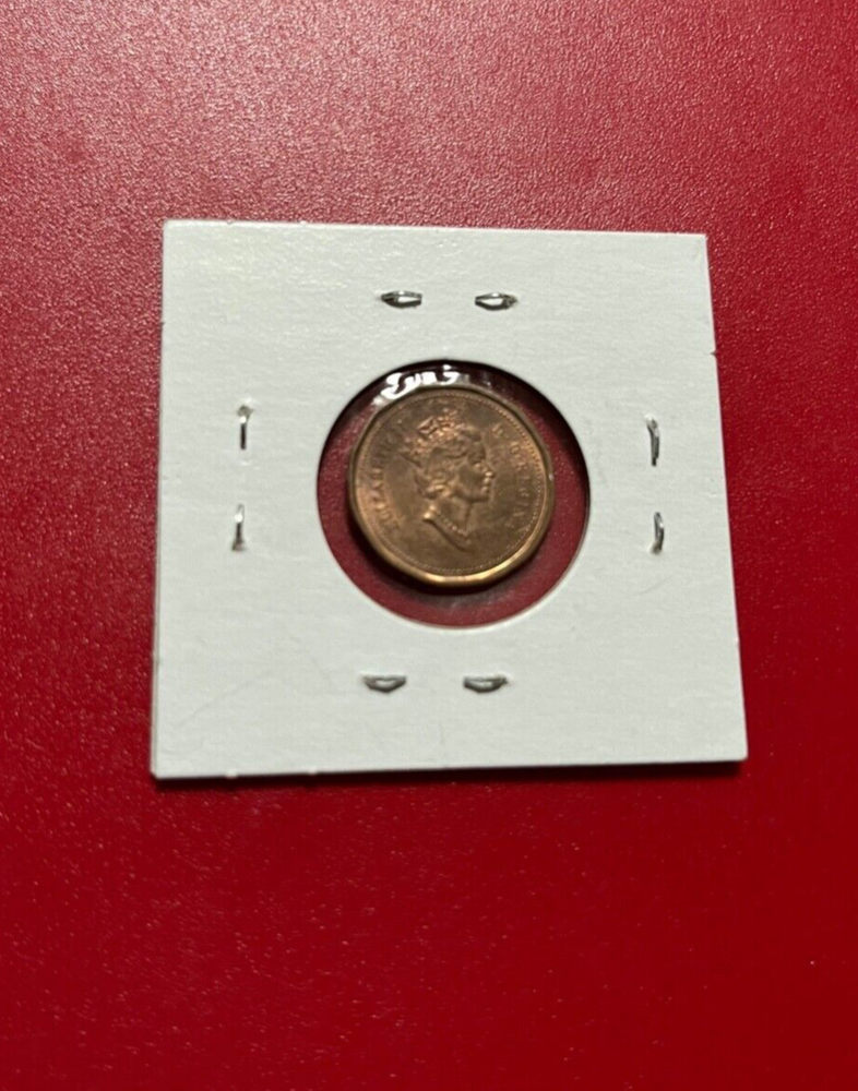 1991 CANADA ONE CENT COIN - NICE WORLD COIN !!!