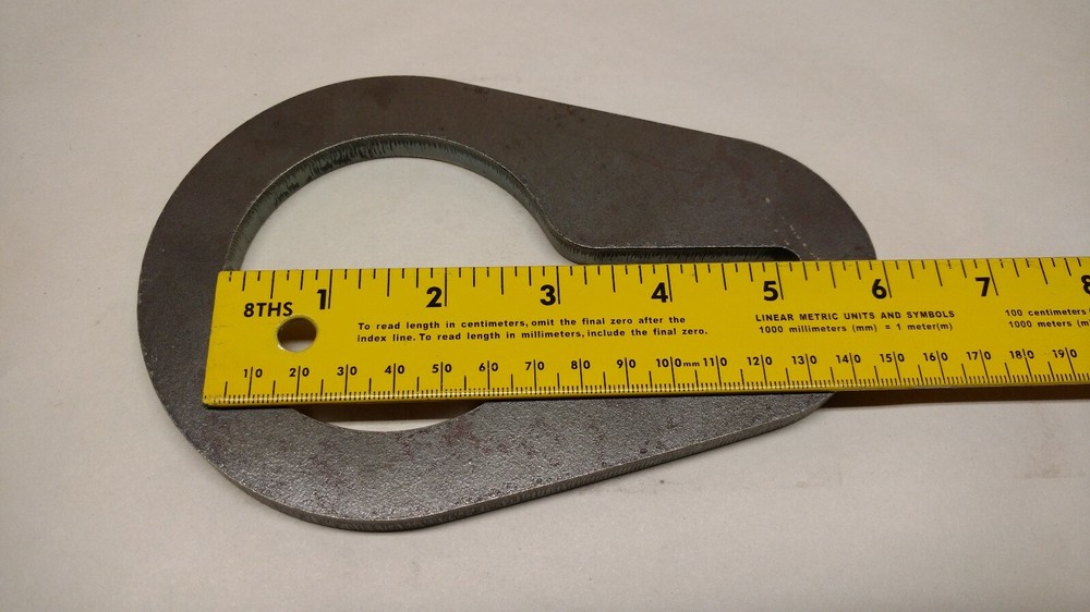 3/8" LEVELING LIFTING EYE - D-RING - SHACKLE MOUNT - TRAILER TIE DOWN - PULL EYE