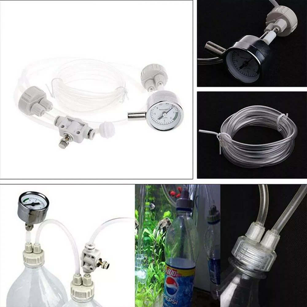 For Aquarium DIY Accessories Live Plants CO2 Generator System Kit with Diffuser