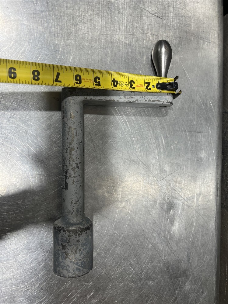 Vintage cast iron milling machine handle