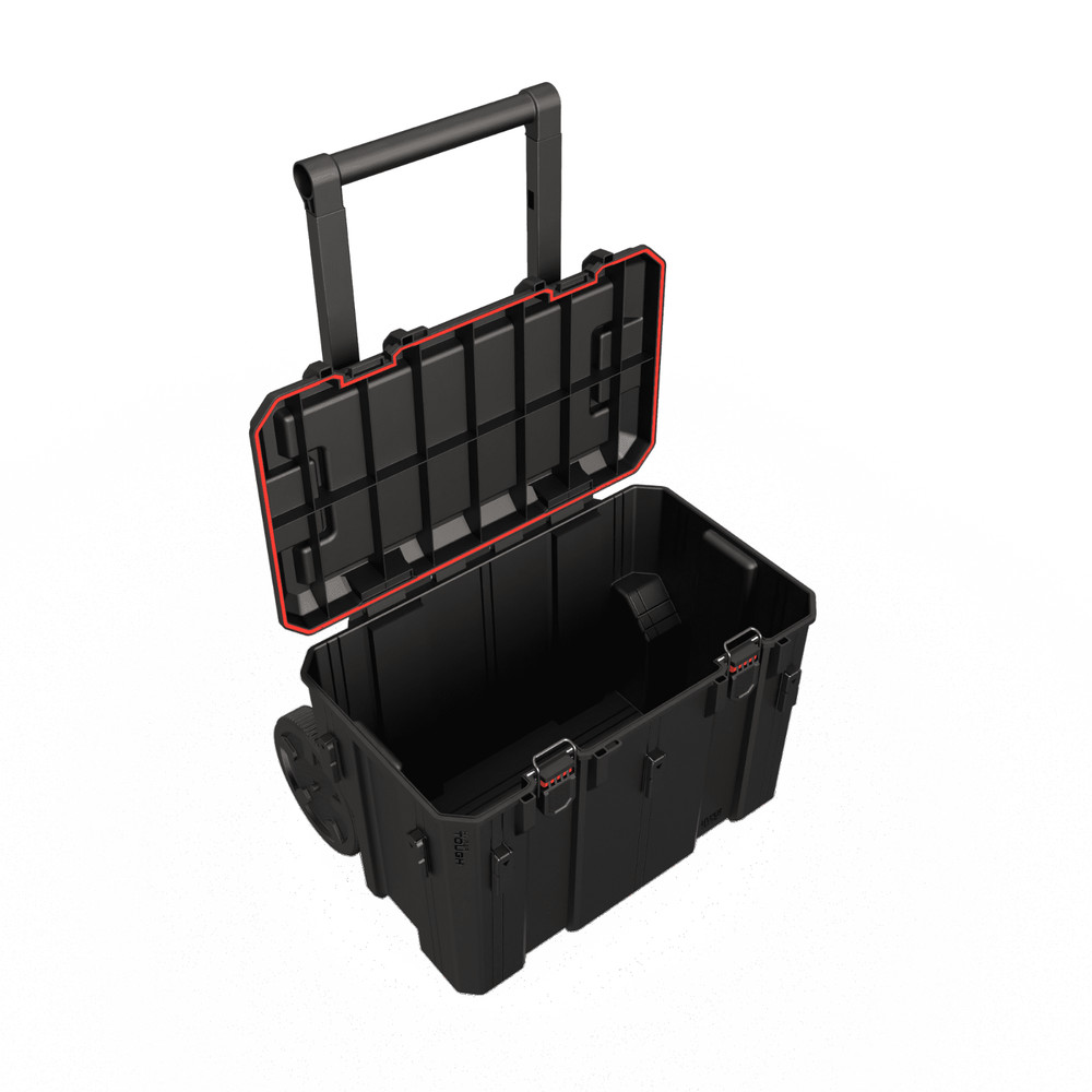 Hyper Tough Hyper Stack Rolling Tool Storage Base Box, Black