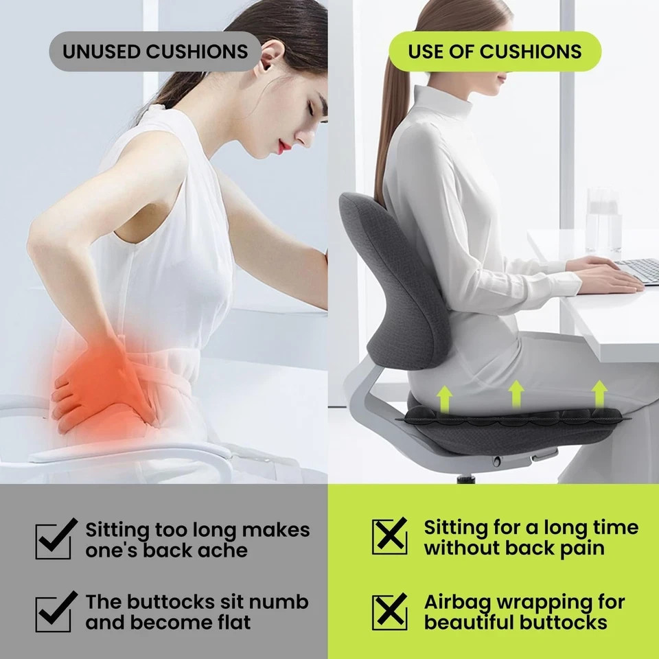 Sondor Travel Cushion – Adjustable Bubble Technology for Customized Comfort, ...