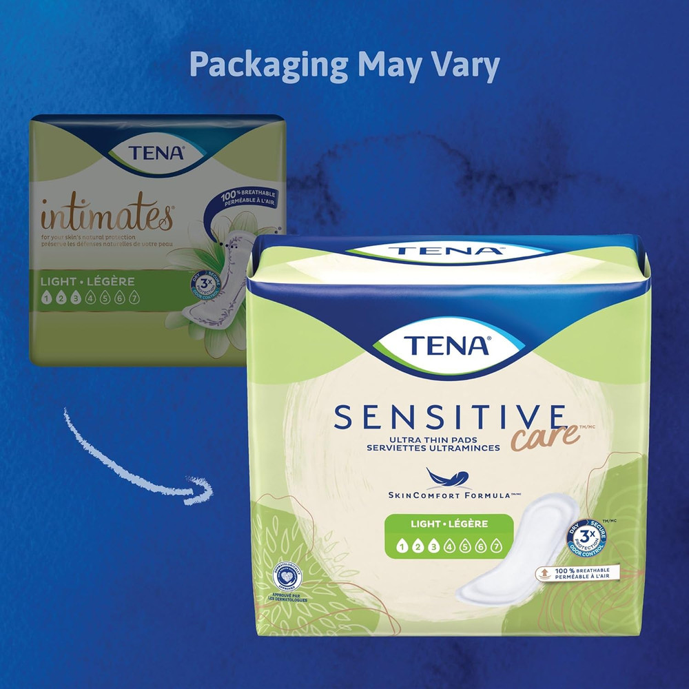 Sensitive Ultra-Thin Light Female Disposable Bladder Control Pads, 24 Count
