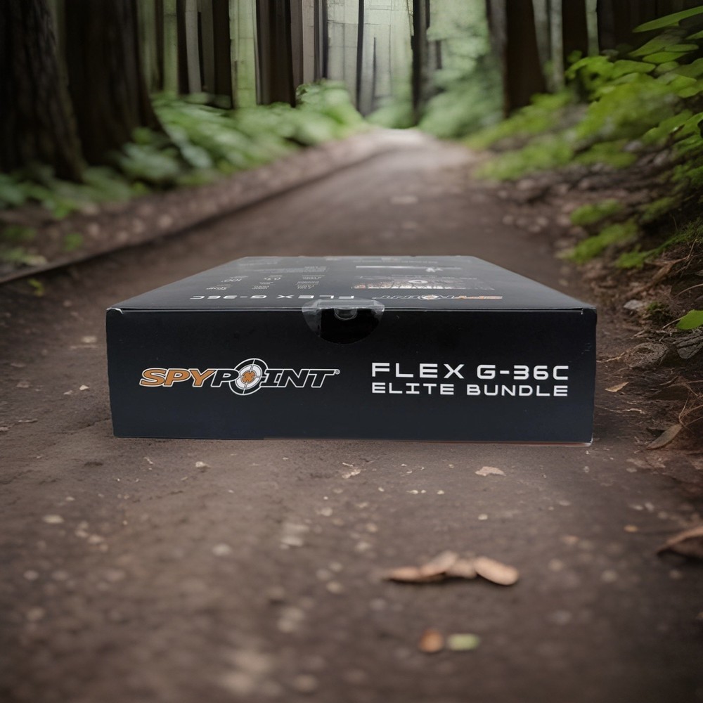 🌟NEW IN BOX 🌟SpyPoint Flex Cellular Trail Camera Elite Bundle Model G-36C