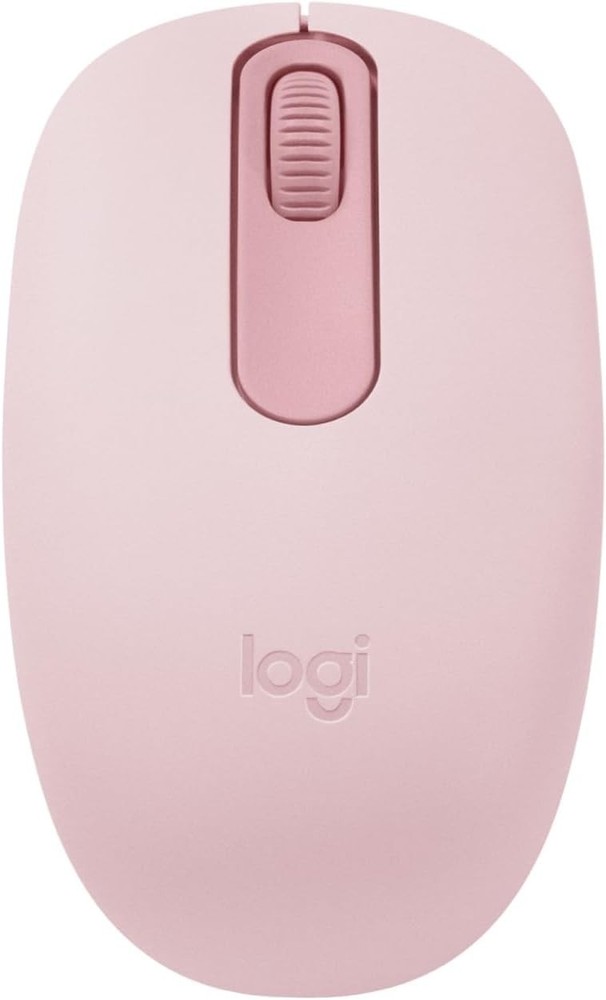 Logitech M196 Light Bluetooth Wireless Optical Mouse Compact 3-Button Rose Pink