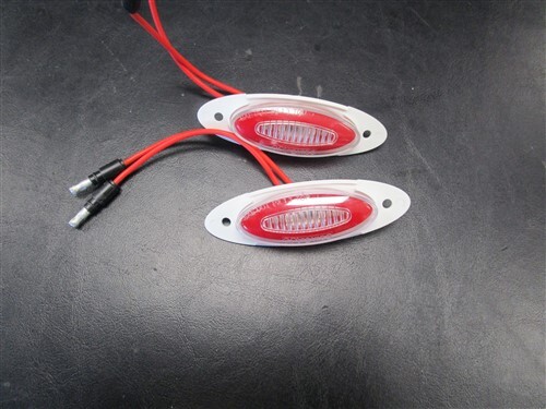 OPTRONICS 11212703B CLEARANCE LIGHT PAIR (2) 4" MARINE BOAT